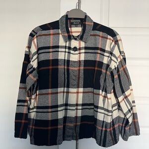 Madewell flannel top